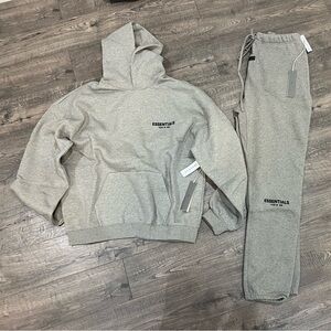 Essentials dark Grey Hoodie and Joggers